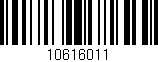 Código de barras (EAN, GTIN, SKU, ISBN): '10616011'