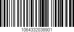 Código de barras (EAN, GTIN, SKU, ISBN): '1064332038901'