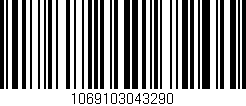 Código de barras (EAN, GTIN, SKU, ISBN): '1069103043290'