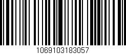 Código de barras (EAN, GTIN, SKU, ISBN): '1069103183057'