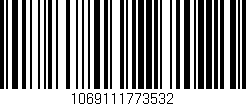 Código de barras (EAN, GTIN, SKU, ISBN): '1069111773532'