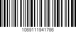 Código de barras (EAN, GTIN, SKU, ISBN): '1069111941786'