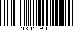 Código de barras (EAN, GTIN, SKU, ISBN): '1069111959927'