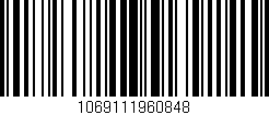 Código de barras (EAN, GTIN, SKU, ISBN): '1069111960848'