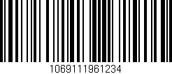 Código de barras (EAN, GTIN, SKU, ISBN): '1069111961234'