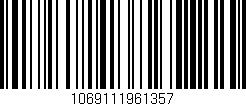 Código de barras (EAN, GTIN, SKU, ISBN): '1069111961357'