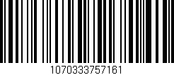 Código de barras (EAN, GTIN, SKU, ISBN): '1070333757161'