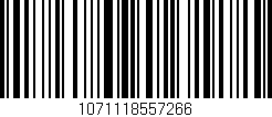 Código de barras (EAN, GTIN, SKU, ISBN): '1071118557266'