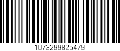 Código de barras (EAN, GTIN, SKU, ISBN): '1073299825479'