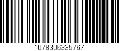 Código de barras (EAN, GTIN, SKU, ISBN): '1078306335767'