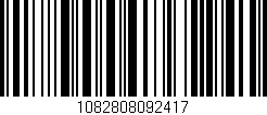 Código de barras (EAN, GTIN, SKU, ISBN): '1082808092417'