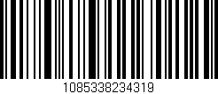 Código de barras (EAN, GTIN, SKU, ISBN): '1085338234319'