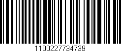 Código de barras (EAN, GTIN, SKU, ISBN): '1100227734739'