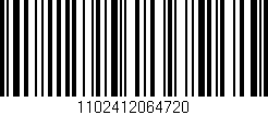 Código de barras (EAN, GTIN, SKU, ISBN): '1102412064720'