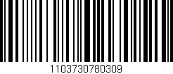 Código de barras (EAN, GTIN, SKU, ISBN): '1103730780309'