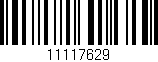 Código de barras (EAN, GTIN, SKU, ISBN): '11117629'