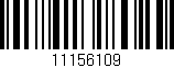 Código de barras (EAN, GTIN, SKU, ISBN): '11156109'