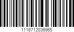 Código de barras (EAN, GTIN, SKU, ISBN): '1118712038965'