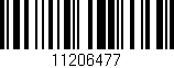 Código de barras (EAN, GTIN, SKU, ISBN): '11206477'