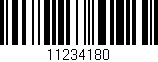 Código de barras (EAN, GTIN, SKU, ISBN): '11234180'