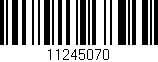 Código de barras (EAN, GTIN, SKU, ISBN): '11245070'