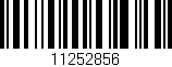 Código de barras (EAN, GTIN, SKU, ISBN): '11252856'