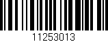 Código de barras (EAN, GTIN, SKU, ISBN): '11253013'