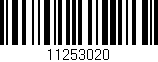 Código de barras (EAN, GTIN, SKU, ISBN): '11253020'