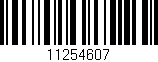 Código de barras (EAN, GTIN, SKU, ISBN): '11254607'