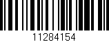 Código de barras (EAN, GTIN, SKU, ISBN): '11284154'