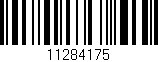 Código de barras (EAN, GTIN, SKU, ISBN): '11284175'