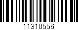 Código de barras (EAN, GTIN, SKU, ISBN): '11310556'