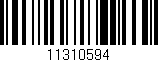 Código de barras (EAN, GTIN, SKU, ISBN): '11310594'