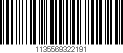 Código de barras (EAN, GTIN, SKU, ISBN): '1135569322191'