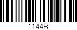 Código de barras (EAN, GTIN, SKU, ISBN): '1144R'