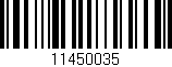 Código de barras (EAN, GTIN, SKU, ISBN): '11450035'