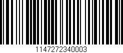 Código de barras (EAN, GTIN, SKU, ISBN): '1147272340003'