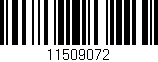 Código de barras (EAN, GTIN, SKU, ISBN): '11509072'