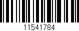 Código de barras (EAN, GTIN, SKU, ISBN): '11541784'