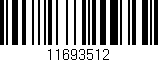 Código de barras (EAN, GTIN, SKU, ISBN): '11693512'