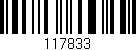 Código de barras (EAN, GTIN, SKU, ISBN): '117833'