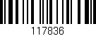 Código de barras (EAN, GTIN, SKU, ISBN): '117836'