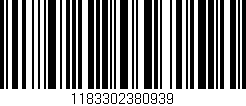 Código de barras (EAN, GTIN, SKU, ISBN): '1183302380939'