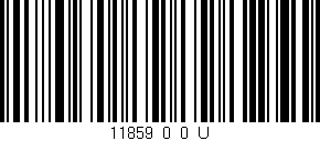 Código de barras (EAN, GTIN, SKU, ISBN): '11859_0_0_U'