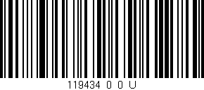 Código de barras (EAN, GTIN, SKU, ISBN): '119434_0_0_U'