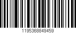 Código de barras (EAN, GTIN, SKU, ISBN): '1195368849459'