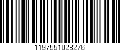 Código de barras (EAN, GTIN, SKU, ISBN): '1197551028276'