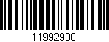 Código de barras (EAN, GTIN, SKU, ISBN): '11992908'