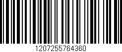 Código de barras (EAN, GTIN, SKU, ISBN): '1207255764360'