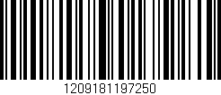 Código de barras (EAN, GTIN, SKU, ISBN): '1209181197250'